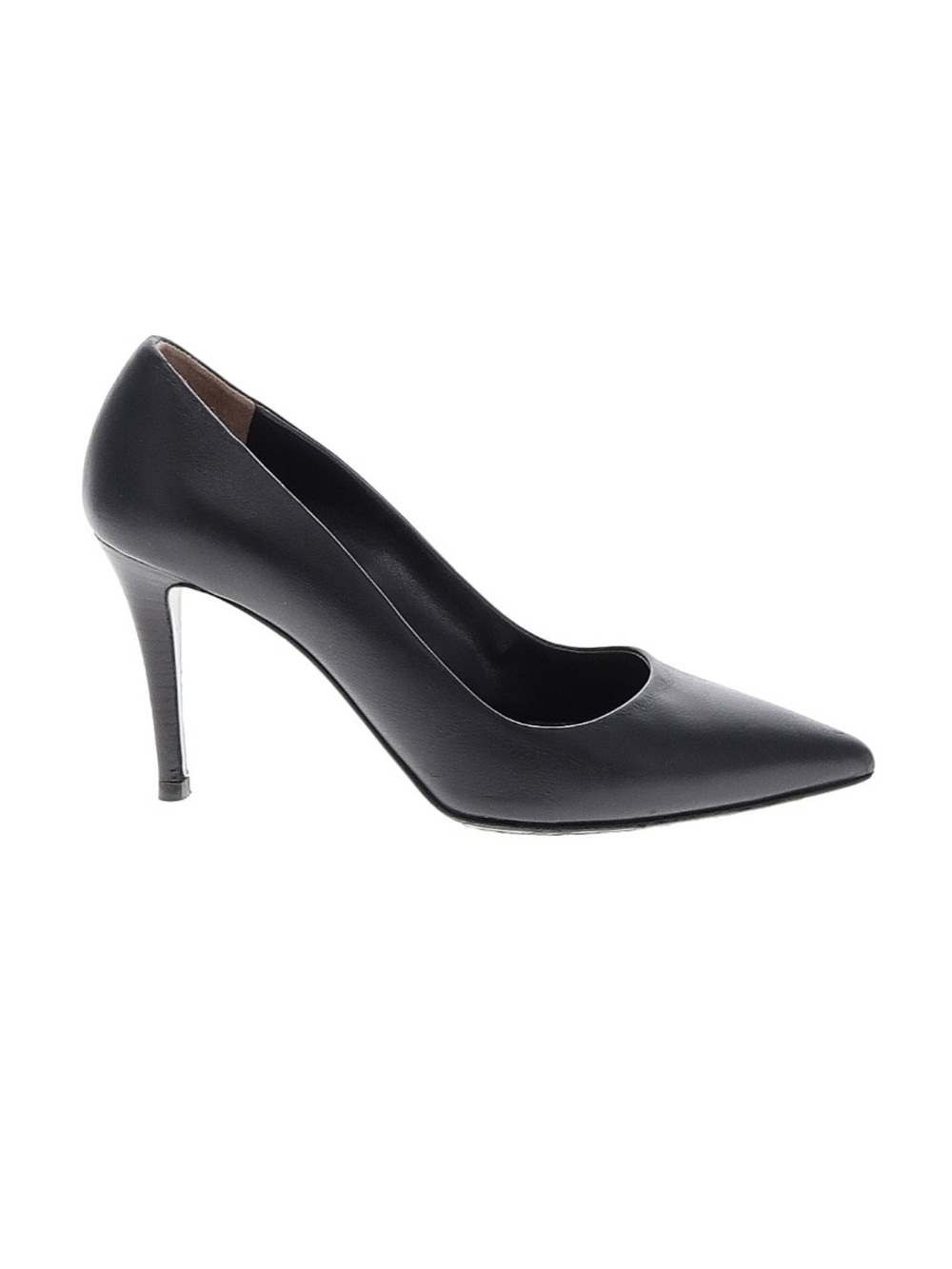 Fendi Black Leather Heel